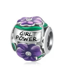 GIRL POWER FLOR MORADA