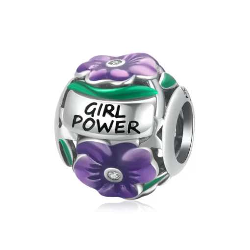 GIRL POWER FLOR MORADA